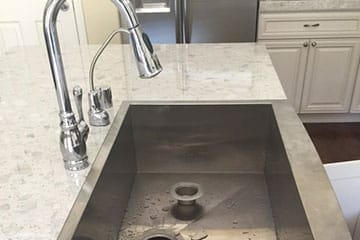 Kitchen faucet installation in Las Vegas, NV.